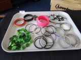 Costume Jewelry Lot - Bangles, Bracelets, Necklaces, Etc.