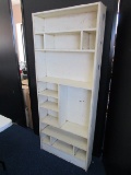 White Vintage Wooden Organizer Shelving 8-Tier