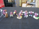 Lot - Hardees California Raisins Misc. Raisin Décor Toys