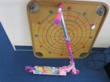 Pink Disney Princess Girl's Scooter Foldable