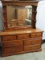 Broyhill Furniture Lenoir House Collection Knotty Pine Double Dresser