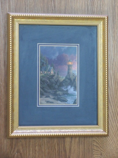 Titled "Rock of Salvation" by Thomas Kinkade Collector's Print w/ CoA