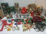 Super Christmas Lot - Christmas House Hand Painted Blown Glass Ornaments