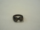 Stamped 925 Ring w/ Marcasite Setting