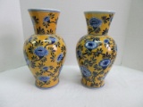 Pair - Exclusive Seymour Mann Imperial China Collection Fine Porcelain
