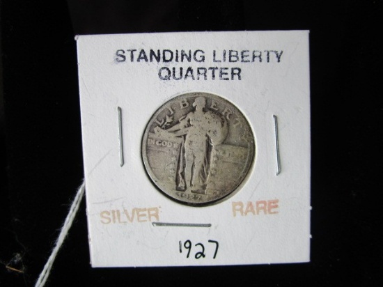 1927 Silver Standing Liberty Quarter