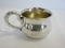Sterling Baby Cup Engraved Foliate Design- 95 GRAMS