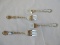 4 Gorham Sterling Strasbourg 1897 Pattern Individual Salad Forks- 40 GRAMS EACH