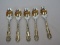 5 Gorham Sterling Strasbourg 1897 Pattern Teaspoons- 32.5 GRAMS EACH