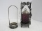 Victorian Style Elegant Silverplated Pickle Caster w/ Tong/Fork