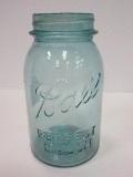 Ball Perfect Mason Blue Glass Canning Jar #1