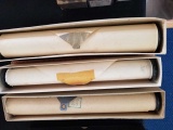 6 Vintage Player Piano Rolls