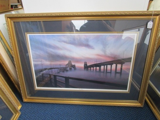 "The Bridges" by Jim Booth Artist Signed © 2003