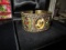 Heidi Daus Bracelet Watch Oval Face Ornate Rhinestone Design