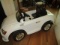 White Electric Toy Ridable Car