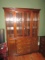 Council Mahogany China Cabinet w/ Silverware Drawer, 6 Drawers, 2 Side Doors