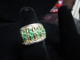 925 Green Stone Ring