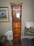 Wooden Kitchen Cabinet 4 Drop-Down Drawers, Spice Shelves, Paper Towel Holder