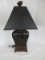 Uttermost Lighting Resin Textured Table Lamp w/ Craquelure Accent