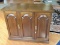 Simple Elegance Pennsylvania House Solid Cherry Flip Top Server on Casters w/ Fitted Drawer