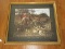 English Equestrian Fox Hunting Landscape Scene Estate