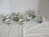 20 Pieces - Gold China Occupied Japan Tea Set Hand Painted