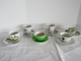 6 China Cups & Saucers Palmetto/Crescent Moon S.C. Emblem, MZ Magnolia