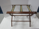 Wooden Folding Luggage Rack Stand