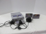 Super Nintendo Entertainment System w/ Controller & 2 Game Paks