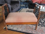 Bombay Co. Spanish Style Upholstered Seat Bench