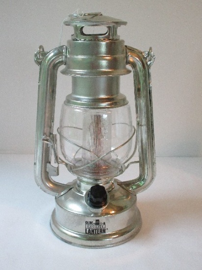 Olde Brooklyn Lantern LED Battery Powered Great for Camping or Emergency Use