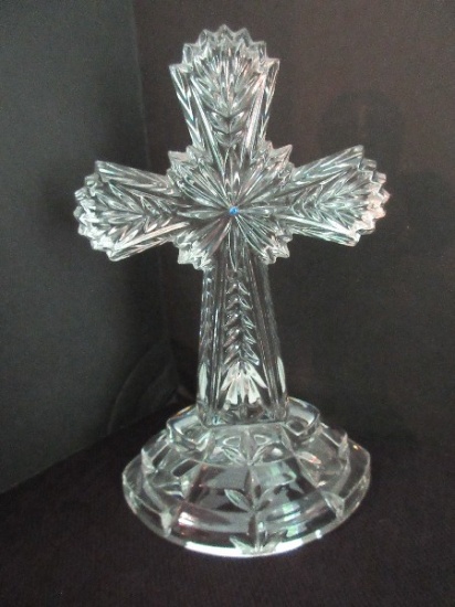 Lenox Inspirational Collection Sapphire Jeweled Fine Crystal Cross