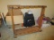 Wooden Fishing Rod Holder, Holds 14 Rods