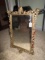 Wall Mounted Mirror w/ Brass Oak Leaf Design Frame