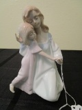 Paul Sebastian © 1990 Porcelain Daughter/Mother Figurine