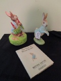 Lot - Beatrix Potter Peter Rabbit Royal Doulton Figurine, Schmid Musical Peter Rabbit Plays