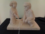 Austria Sculpture Clay Boy/Girl 