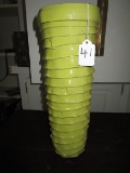 Green Twist/Layered Tall Vase