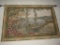 Tapestry Terrace & Landscape Scene w/ Mountains/Lake Background Rod w/ Fleur de Lis Finials