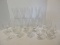 Lot - Etched Crystal/Glassware Footed Tumblers, Stems & Brandy Snifter