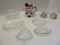 Lot - Christmas Patterns/Shaped Dishes Christmas Tree, Bells w/ Bow Tray/Bowl