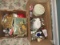 Lot - Misc. Collector Shoes, Groom, Bride Porcelain Figurines, Pocket Book Mini Plates, Etc.