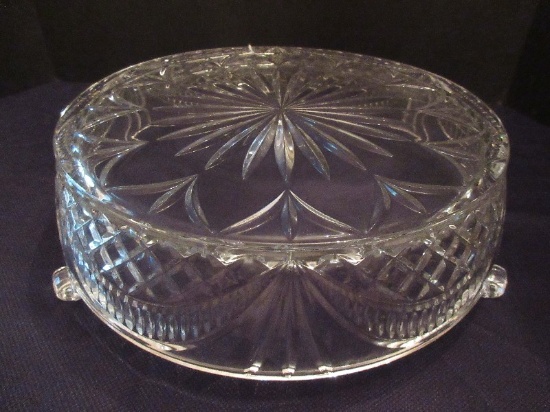 Dramatic Crystal Swag Cake Plateau Diamond & Swag Pattern