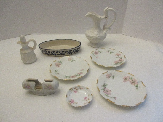 Lot - Lefton China Porcelain Toothpick Holder Ceramic Ewer