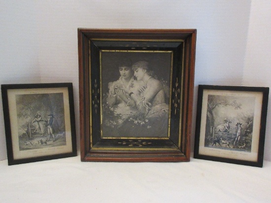 Lot - Titled "A Thorn Among The Roses" in East Lake Frame 11 3/4" x 13 3/4"
