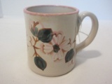 Nichols Pottery Charlotte NC Mug Flowering Dogwood Hand Painted