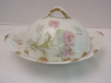 Scare Theodore Haviland Limoge China Dome Covered Butter/Cheese Dish w/ Insert