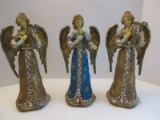 Set - 3 Ornate Angel Collection Figurines