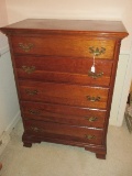 Hungerford Memphis Furniture Solid Cherry Bureau on Bracket Feet