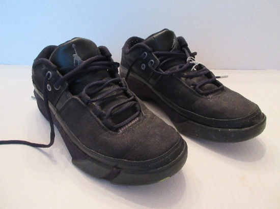 Jordan 20th Anniversary Black Sneaker Tennis Shoes w/ Logo Emblem